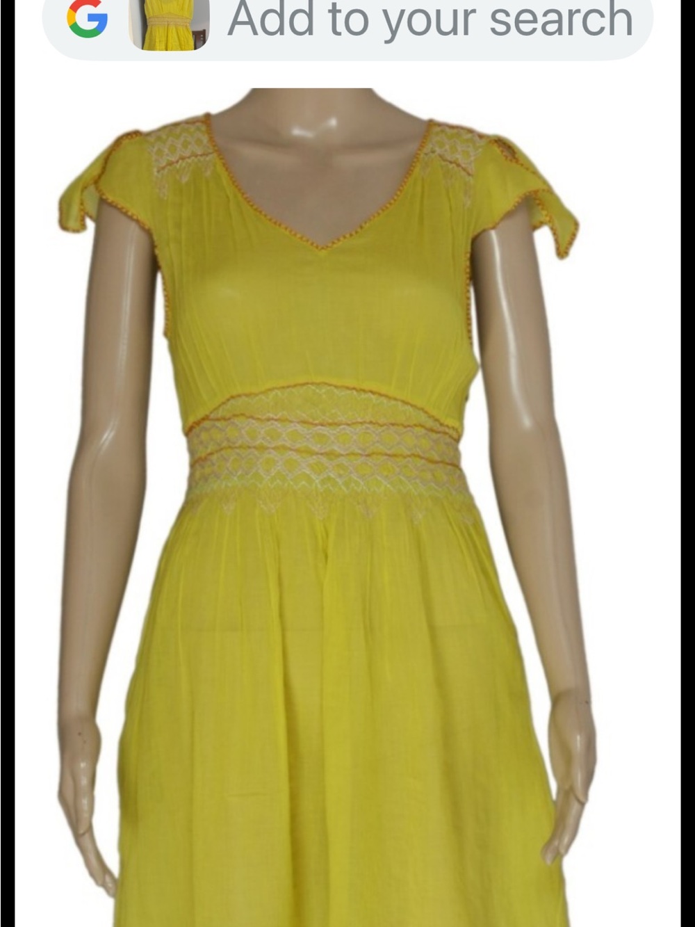 HD in Paris Anthropologie Yellow Top with Pink-Orange Trim in size 10